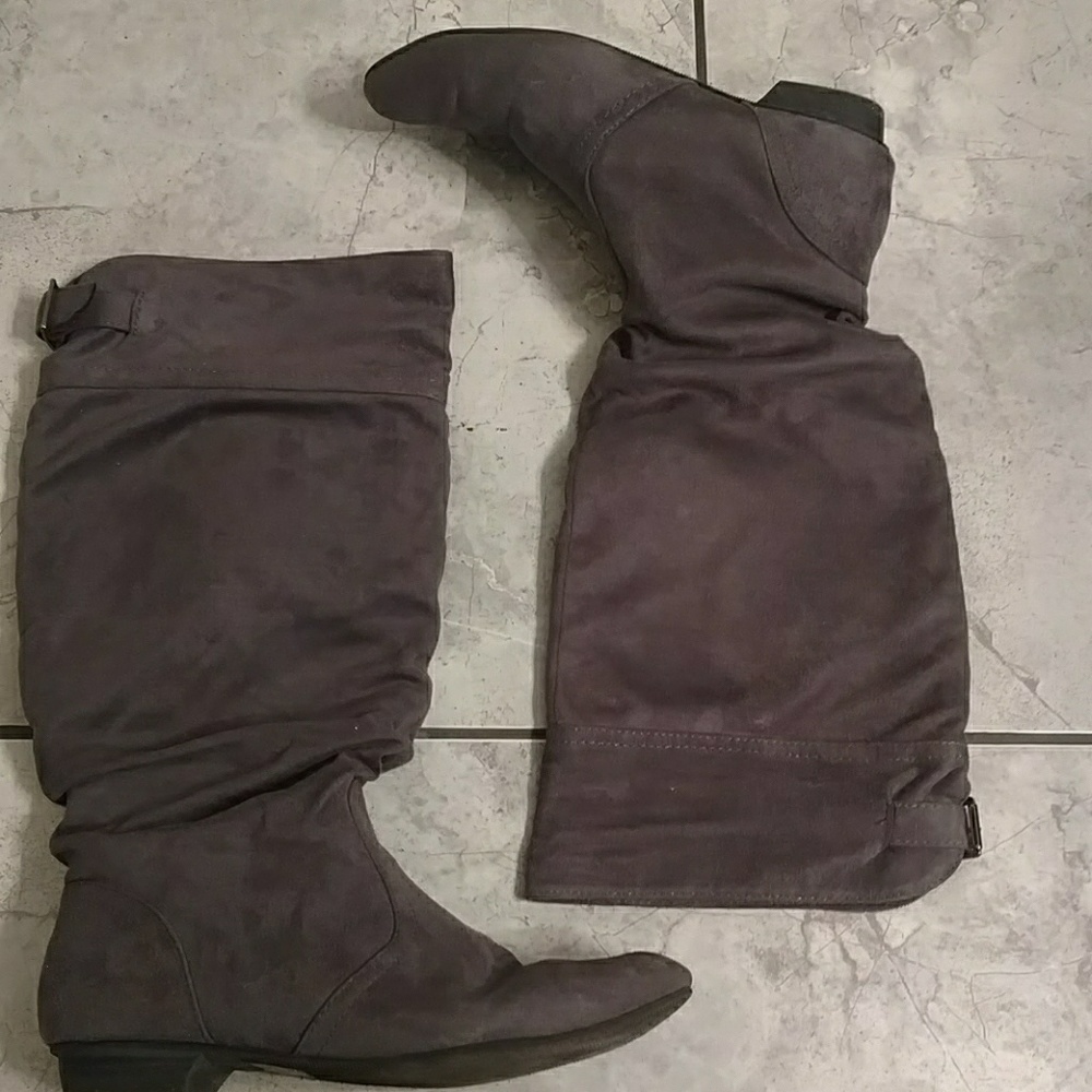 Women's gray boots